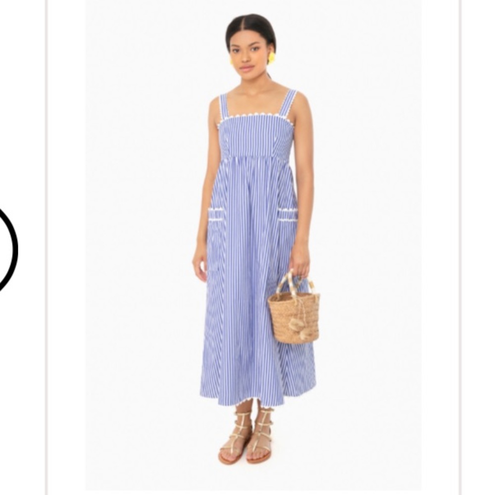 Tuckernuck blue and white striped dress
